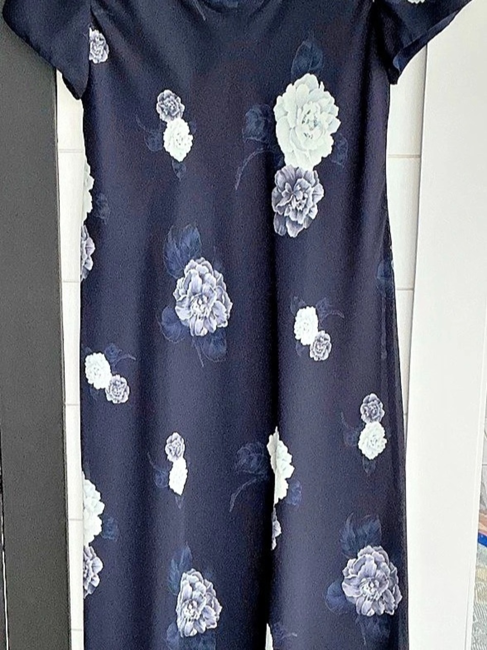 Jessica Howard Floral Maxi Dress in Blue & Purple Size 14